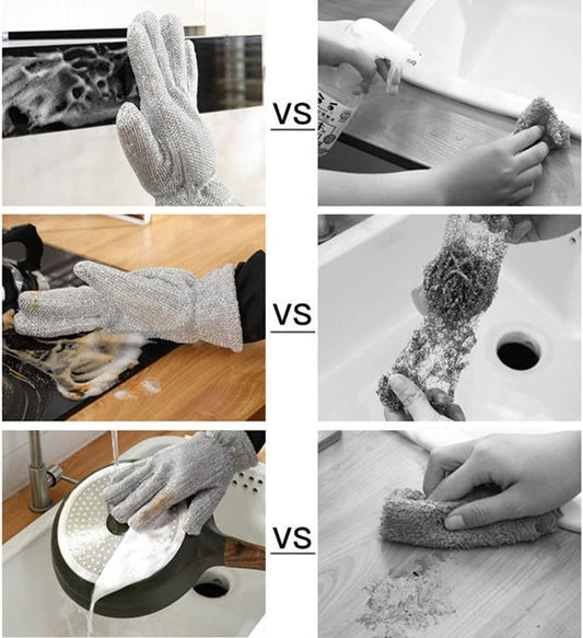 Multi Purpose Wire Dishwashing Gloves