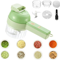 Electric Vegetable Cutter Set for Smart Cooking
