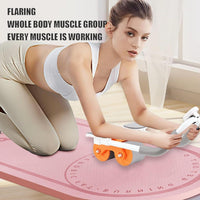 Abdominal roller in assorted colors for fitness training