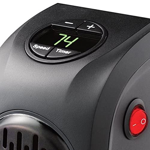 Compact Electric Heater with Adjustable Thermostat