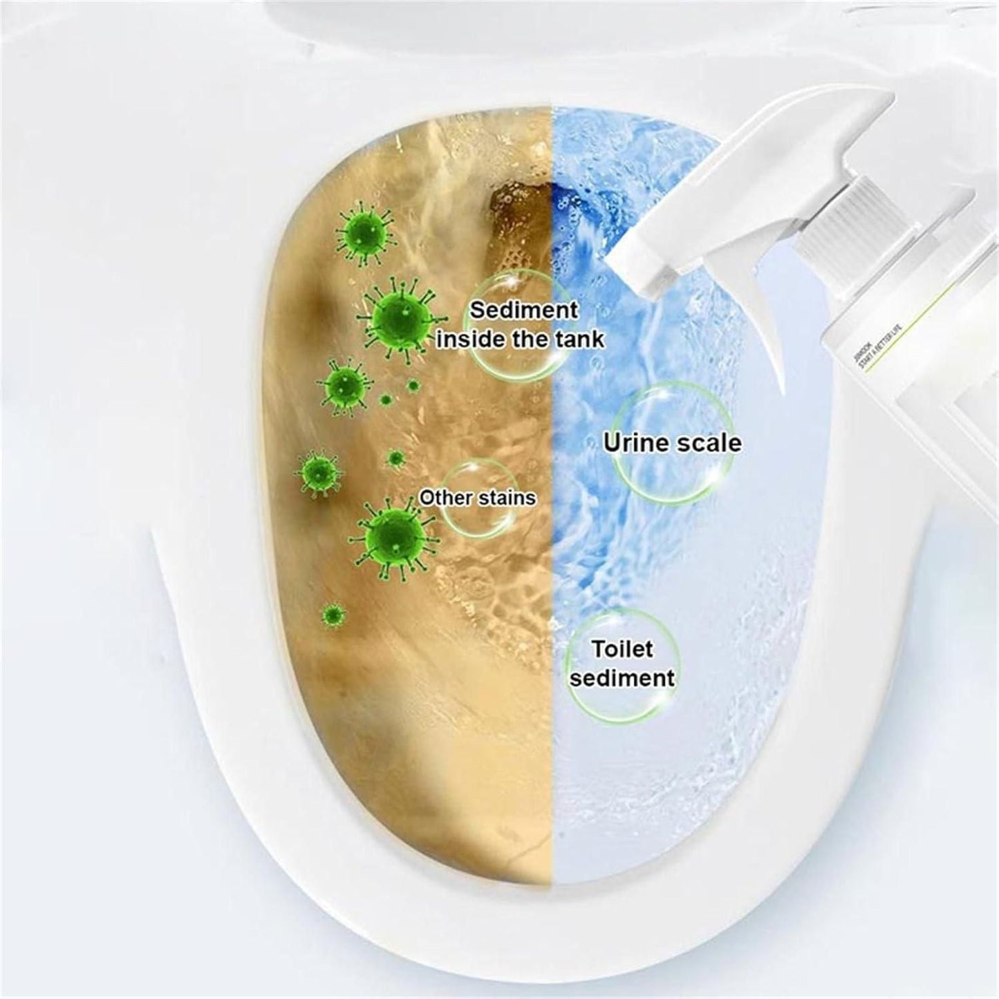 Rust and Lime Stain Removal Spray - Multi Purpose Cleaner