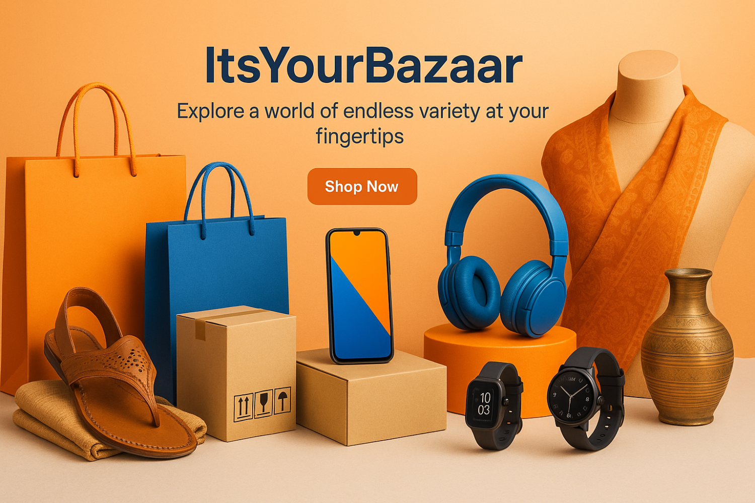 dropshipping store ke liye homepage image bana do 